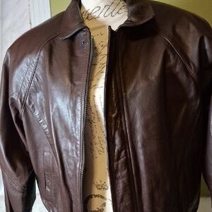 Men's Brown Leather Jacket